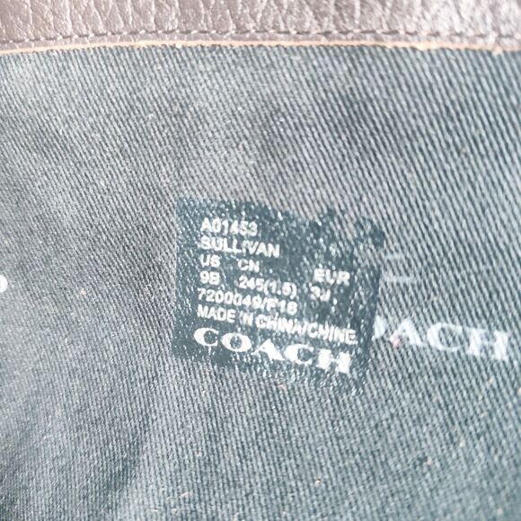 Coach Brown Leather Knee High Boots Rich Dark Chocolate Brown Real COACH Boots - Picture 16 of 16